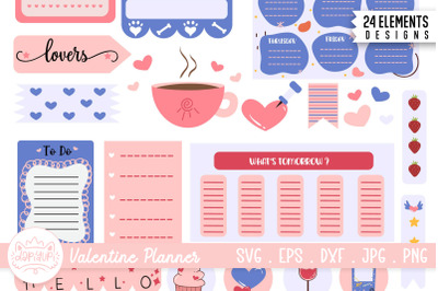 Valentine Planner Sticker Bundle