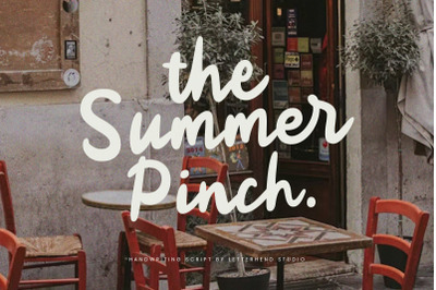 The Summer Pinch Handwritten