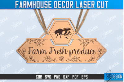 Farmhouse Decor | Decorative Sign | Farmhouse Signboard | CNC File