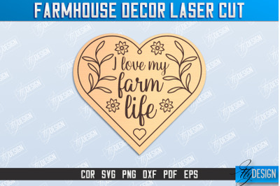 Farmhouse Decor | Decorative Sign | Farmhouse Signboard | CNC File