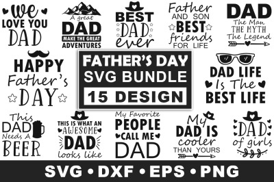 Father&#039;s Day SVG Bundle