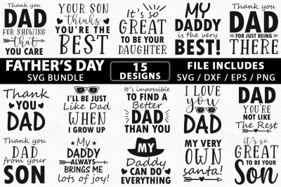 Father&#039;s Day SVG Bundle