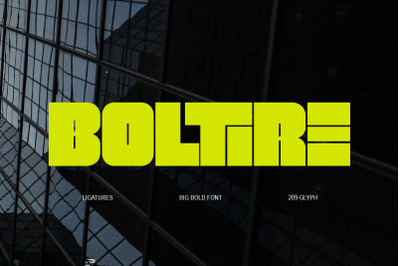 Boltire - Big Bold Font