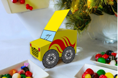 Monster Truck Favor - 3d Papercraft