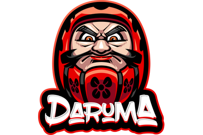 Daruma esport mascot logo design