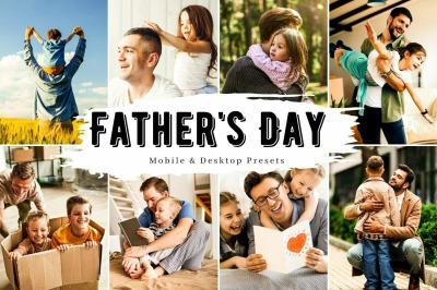 10 Mobile Lightroom Presets Father&#039;s Day