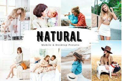 10 Natural Portrait Mobile Lightroom Presets