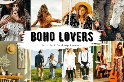 10 Presets Lightroom Mobile Boho Lovers