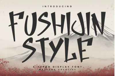 Fushijin Japanese Font