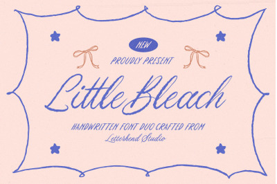 Little Bleach Handwritten Font Duo