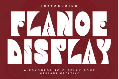 Flanoe Psychedelic Font