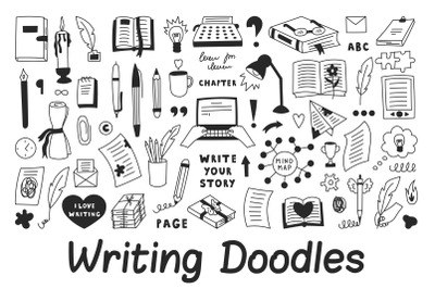 Writing Doodles PNG Clipart