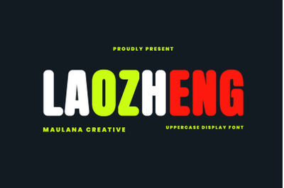 Laozheng Uppercase Display Font