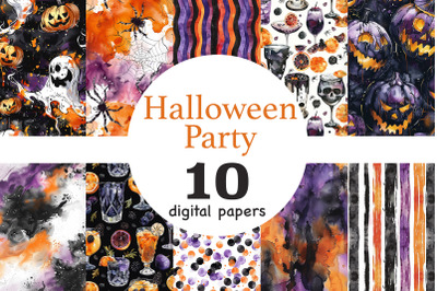 Halloween Paper Bundle | Creepy Pattern