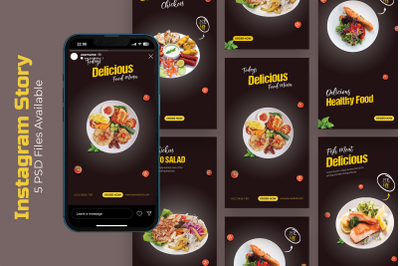 Delicious - Food Instagram Story Template