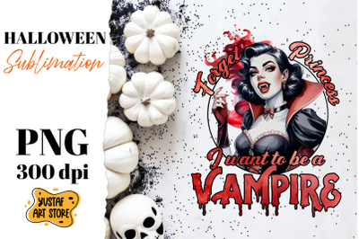 Halloween sublimation design. Retro Vampire sublimation.