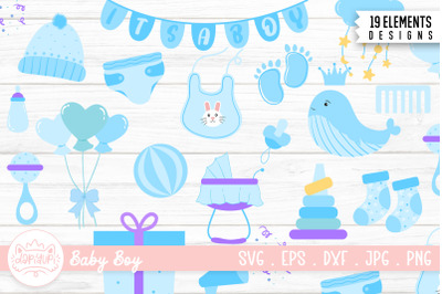 Baby Shower Clipart Bundle | Nursery SVG