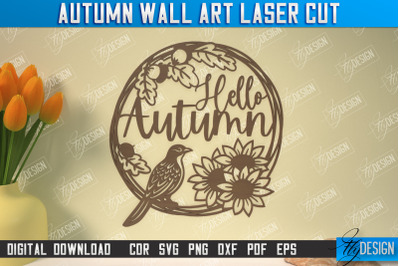 Autumn Wall Art | Fall Sign | Autumn Vibe | Signs Inscription Design