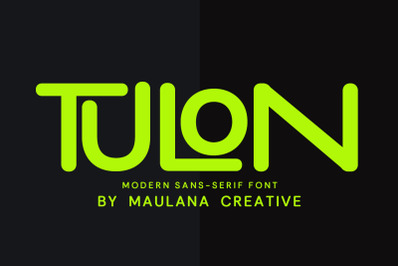 Tulon Modern Sans Serif Font