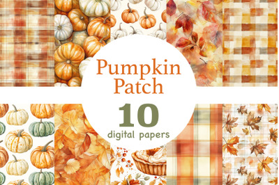 Pumpkin Patch Papers | Autumn Pattern