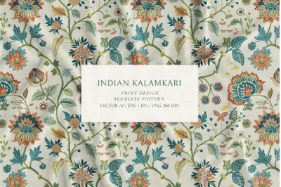 Indian Floral Seamless Patterns