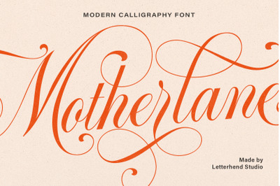 Motherlane Modern Calligraphy