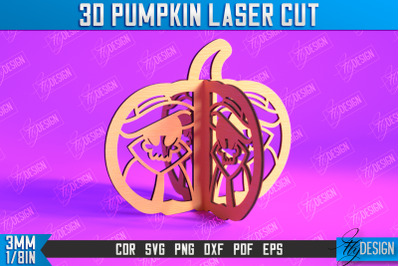 3D Halloween Pumpkin | Halloween Dcor | Pumpkin Ornaments | CNC File