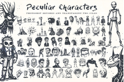 Peculiar Characters Graphics Set