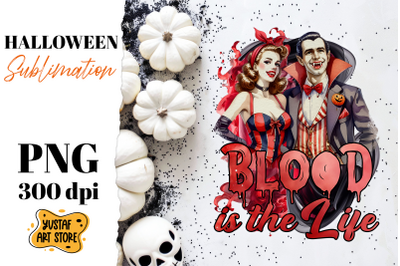 Retro Halloween sublimation design. Vampire sublimation.