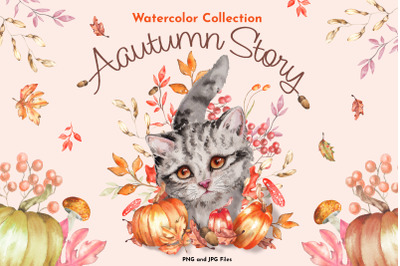 Watercolor Autumn Story Collection