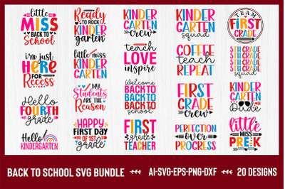 Back to School SVG Bundle