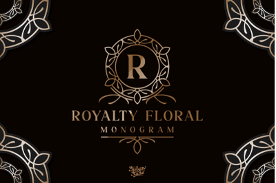 Royalty Floral Monogram Font