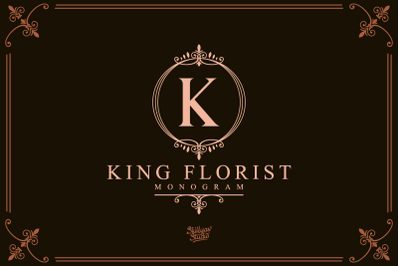 King Florist Monogram Font