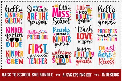 Back To School Svg Design Bundle