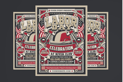 Labor Day Party Flyer