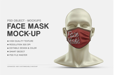 Face Mask Mockup