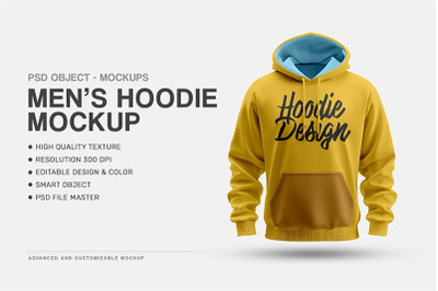 Men&amp;&23;039;s Hoodie Mockup