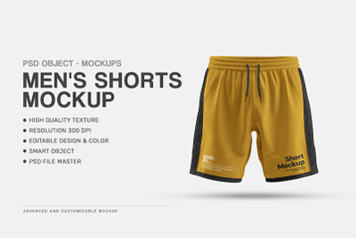 Men&amp;&23;039;s Shorts Mockup