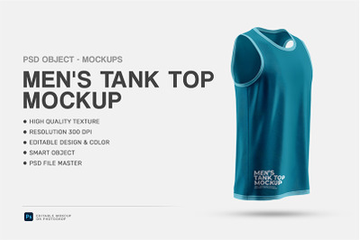 Men&amp;&23;039;s Tank Top Mockup