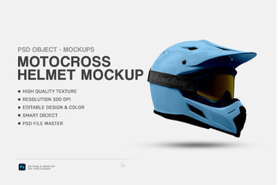 Motocross Helmet Mockup