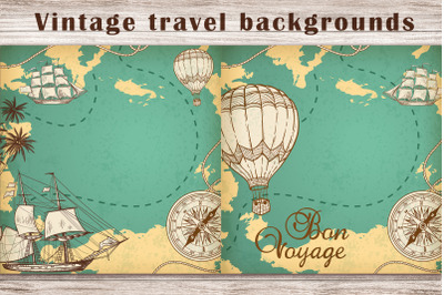 Vintage Travel Backgrounds