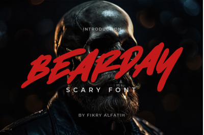 Bearday - Horror Font