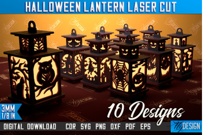 Halloween Lantern Bundle | 3D Shadow Lantern | Lantern Template | CNC