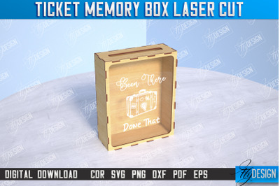 Ticket&nbsp;Memory Box | Favorite Moments | CNC File