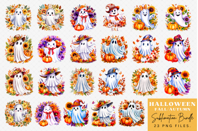 Halloween Fall PNG Sublimation Bundle