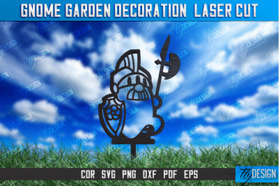 Gnome Garden Decoration | Garden Stake | Lawn Stake | Plant Stake|CNC