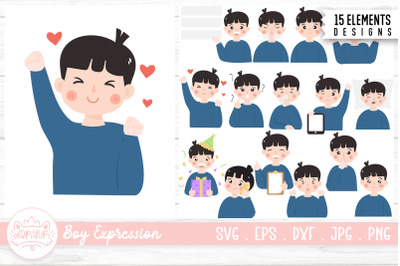 Children Boy Character Illustration