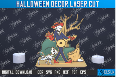 Halloween Decor | 3D Halloween Scene | Multilayered Design | CNC File