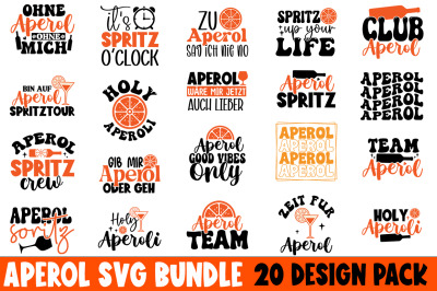 Aperol SVG Bundle