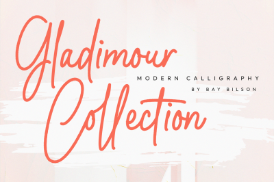 Gladimour | Signature Font